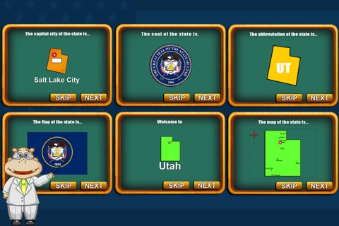 States and Capitals Map Games screenshot 3