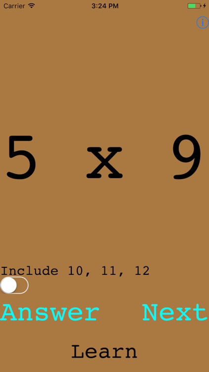 Times Table - Simple