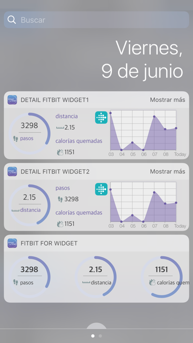 Télécharger Widget For Fitbit pour iPhone sur l'App Store (Forme et santé)