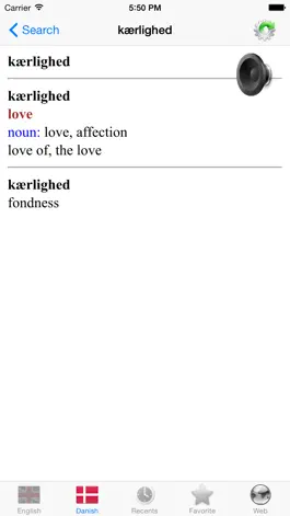 Game screenshot Danish English dictionary - Dansk Engelsk ordbog hack