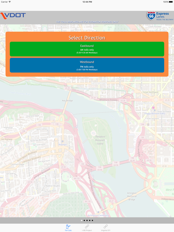 66 Express Lanes iPad screenshot 1 - Utilities app
