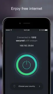 onevpn — fast & secure vpn iphone screenshot 1