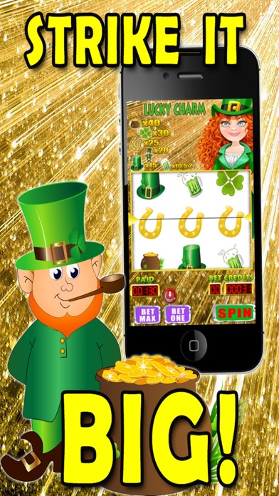 LUCKY CHARM SLOTS-LEPRECHAUN POT OF GOLD CHALLENGE 1.0 IOS CASINO LUCKY CHARM SLOTS-LEPRECHAUN POT OF GOLD CHALLENGE 1.0 IOS