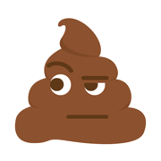 Poo Emoji 1 : 可爱的动画的Poop Emoji贴纸