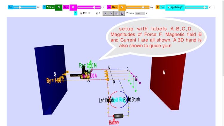DC Motor 3D Simulator Lab Pro