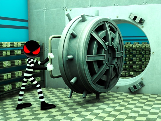 Screenshot #4 pour Stickman Bank Robbery Escape