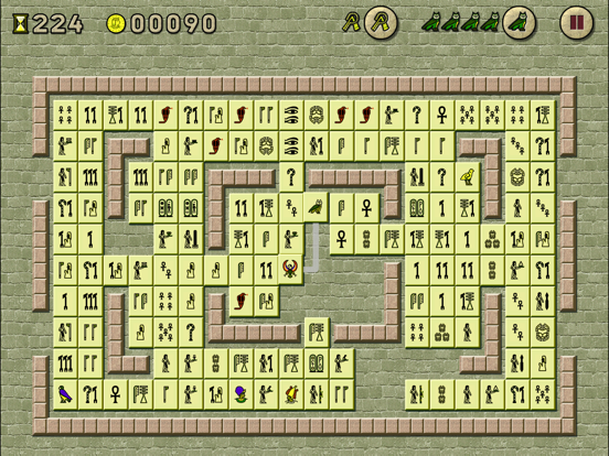 Screenshot #1 for Mahjong: The Curse of Ra