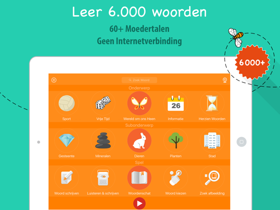 6000 Woorden - Leer Chinees Taal en Woordenschat iPad app afbeelding 1