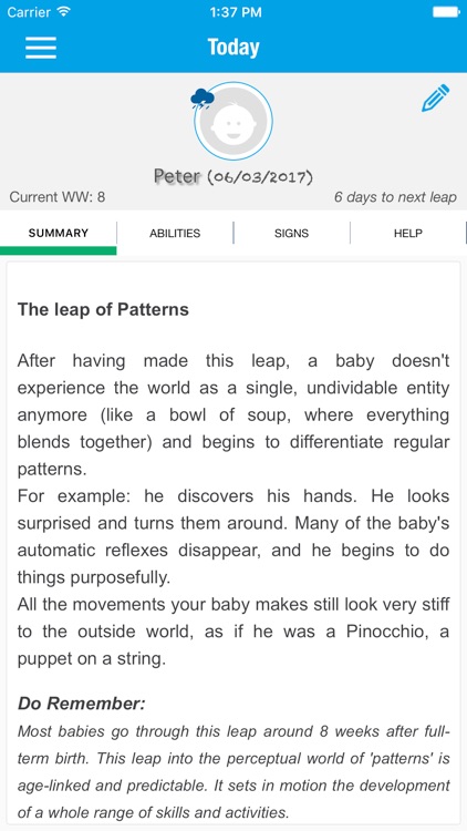 wonder weeks 8 weeks