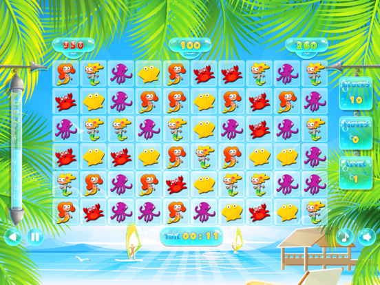 Screenshot #5 pour Puzzles Match 3 Mermaid and Sea Animals