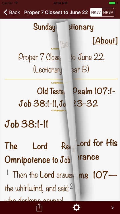 Sunday Lectionary