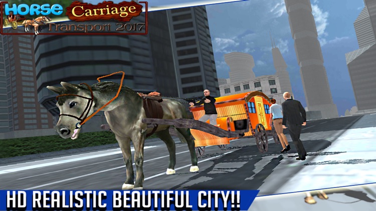 Horse Carriage Transport 3d