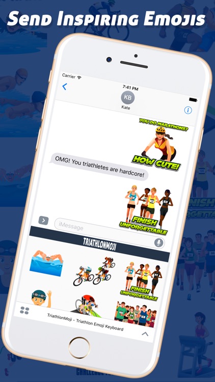 TriathlonMoji - Triathlon Emoji Keyboard