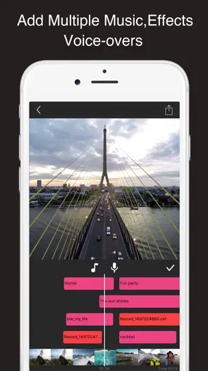 Captura de pantalla de Video Editor & Music Movie Maker en iPhone 2
