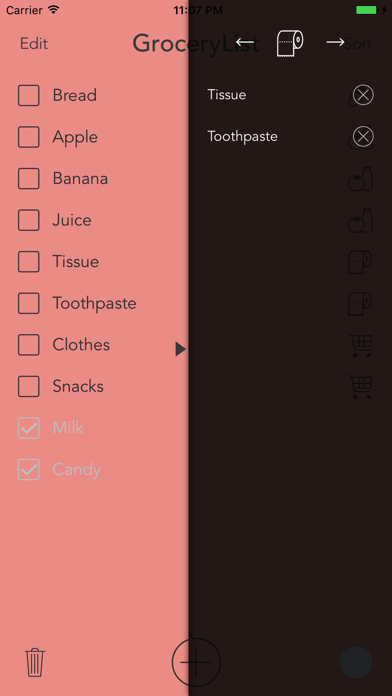 Grocery List - A Simple Grocery List screenshot 4