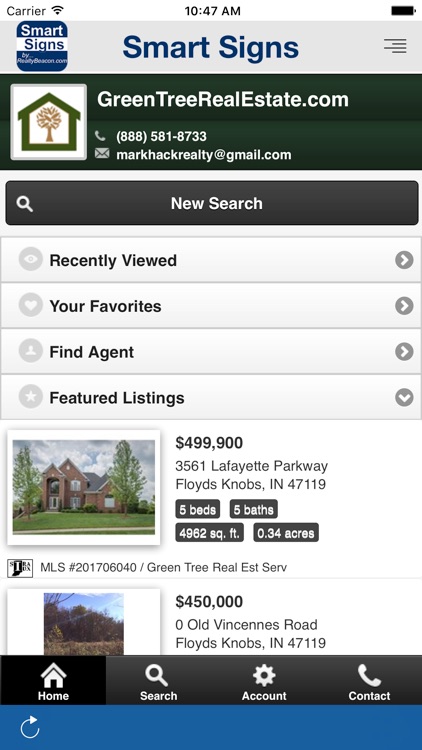 Green Tree Real Estate - Realty Beacon Smart Signs