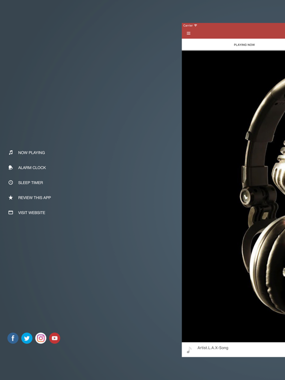Afrovibes Radio iPad screenshot 2 - Music app