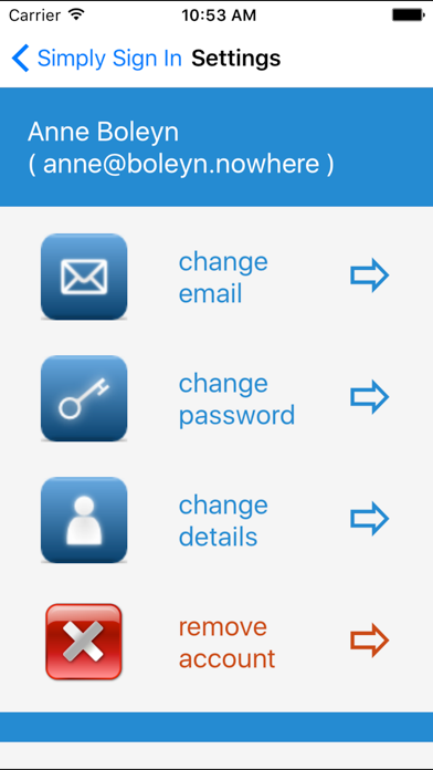 Screenshot #2 pour Simply Sign In