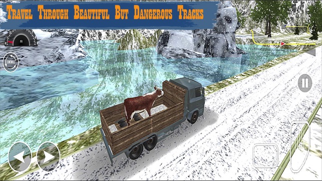 Farm Animal Transporter : The Snowfall Season(圖2)-速報App