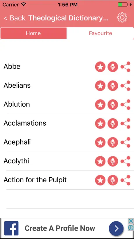 Theological Dictionary Terms Definitions