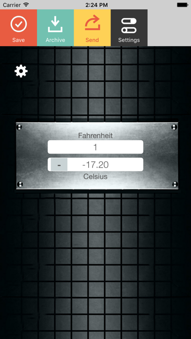 Fahrenheit Celsius Screenshot 1