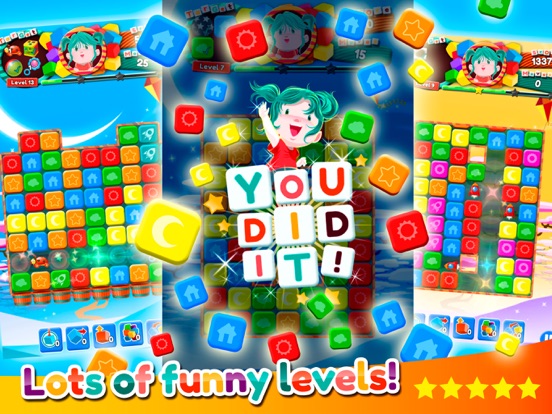 Toy cubes collapse: Tap crunch iPad screenshot 5 - Games app