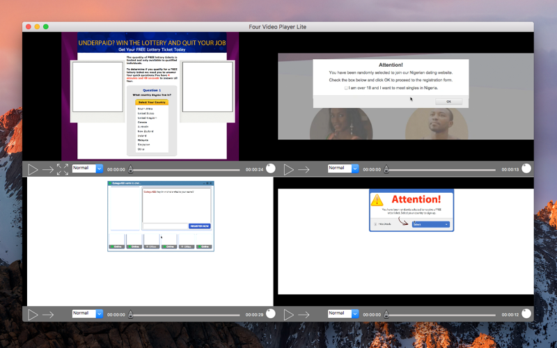 Four Video Player Lite thumbnail 1