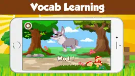 Game screenshot 1st Grade Vocabulary Words - Wild Animals Learning apk