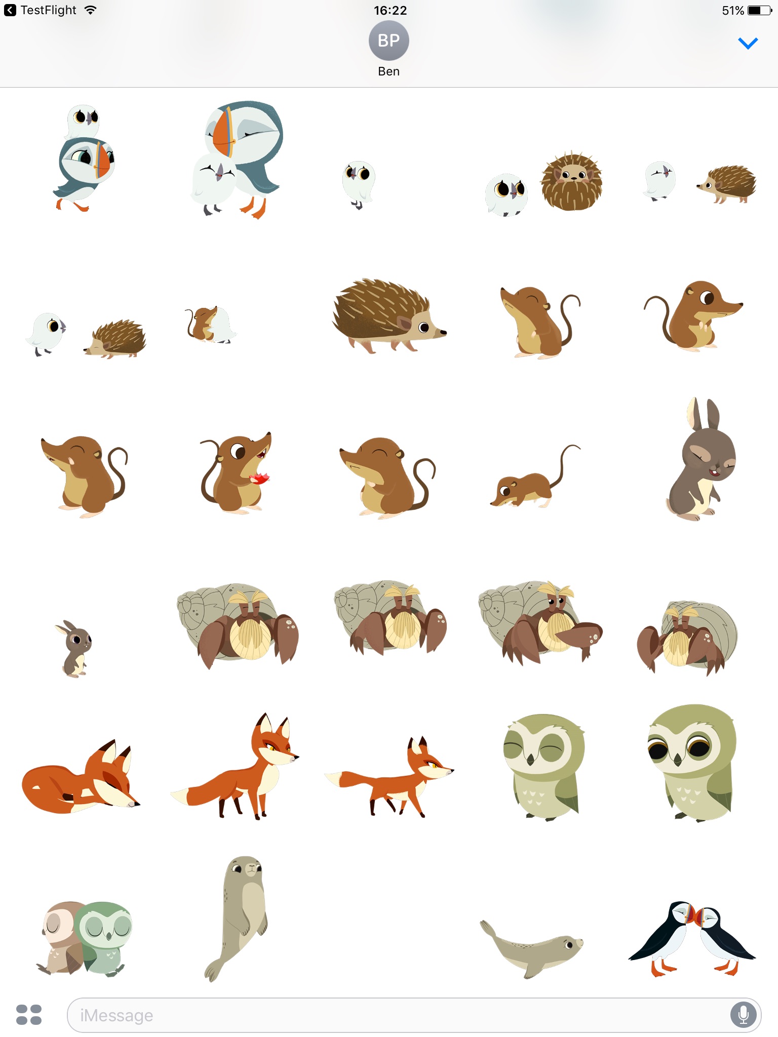 Puffin Rock Stickers screenshot 2