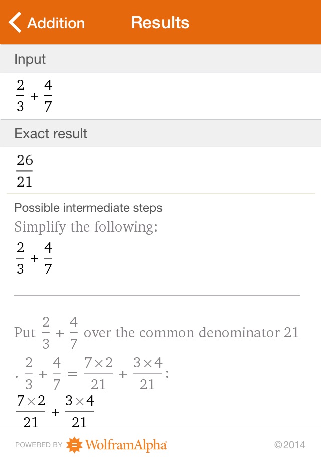 Wolfram Fractions Reference App screenshot 2