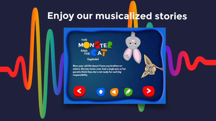 Monster and Cat - Interactive story Play Book game screenshot-3