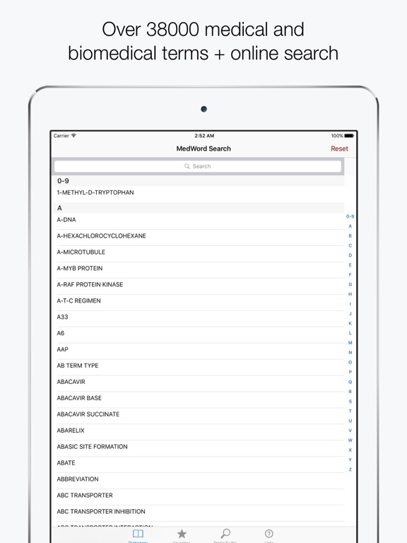 Screenshot #4 pour Medical Dictionary and Terminology (AKA MedWords)