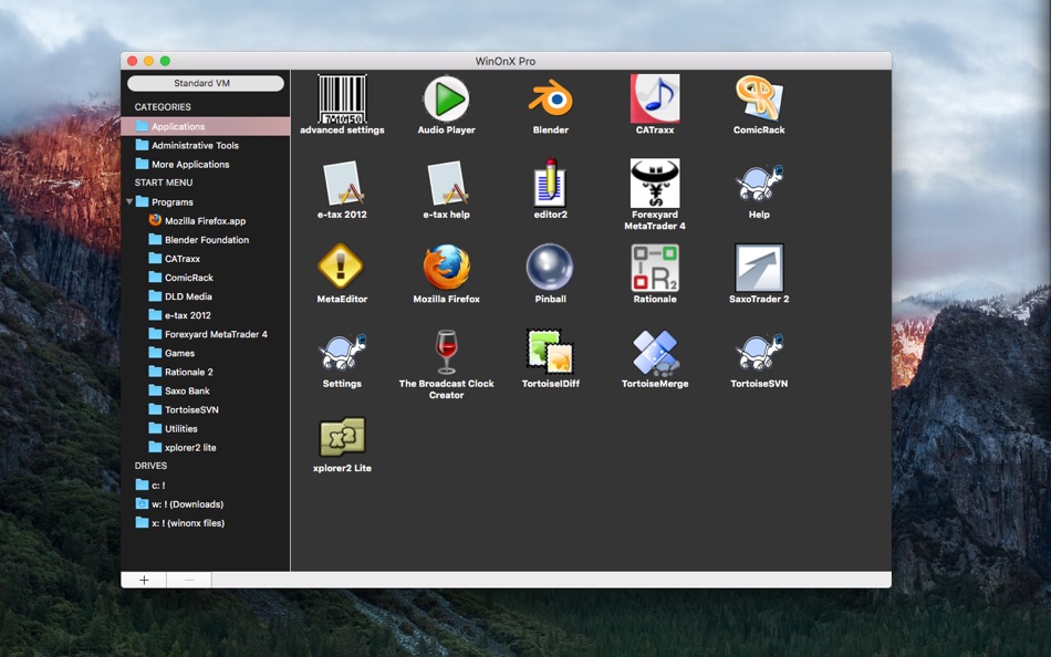 #2. WinOnX 64 (macOS) Von: NES Software