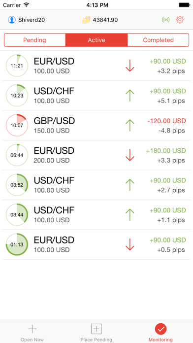 Screenshot #2 pour Dukascopy Binary Trader