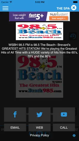 Game screenshot 98.5 The Beach WSBH hack