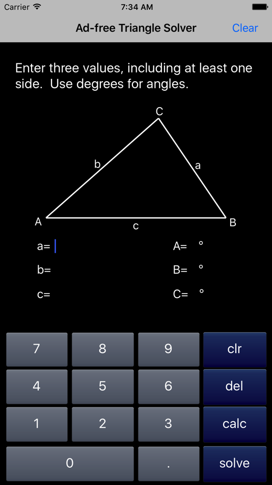 Triangle Solver - 9.0 - (iOS)