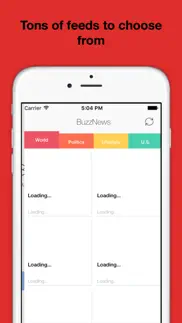 buzznews iphone screenshot 2