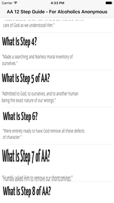 How to cancel & delete AA 12 Steps - For A Anonymous from iphone & ipad 1