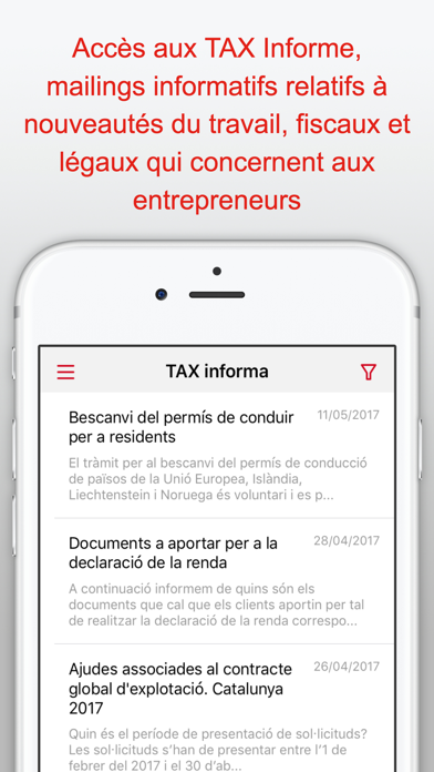 Screenshot #3 pour TAX - Portal de clientes