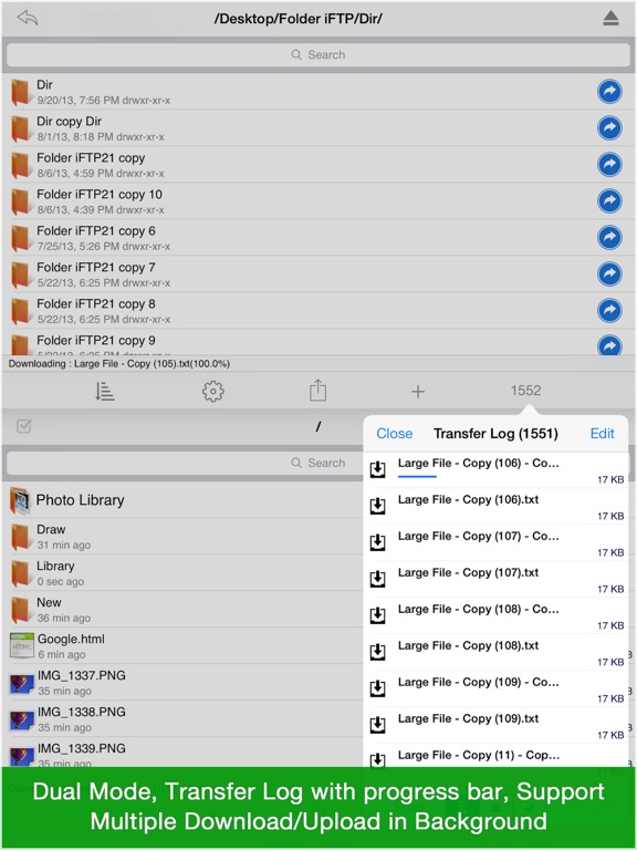 Screenshot #4 pour iFTP Pro - The File Transfer, Manager and Editor