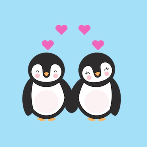 Cute Couple Animals Sticker