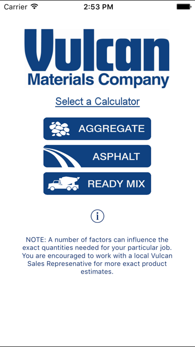 Screenshot 1 of Vulcan Materials App