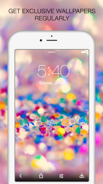 Screenshot #3 pour Glitter Wallpapers & Glitter Backgrounds