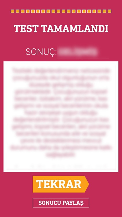 Okul Olgunluğu Testi