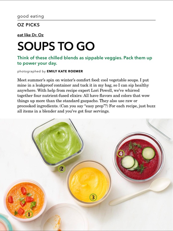 Dr. Oz The Good Life Magazine US iPad screenshot 4 - Health & Fitness app