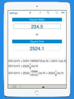 Square Feet / Square Meters area converter iPad image 4