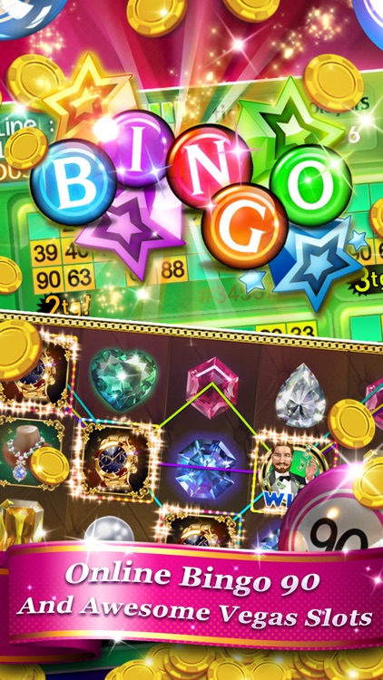 Bingo 90 Live + Vegas Slots, Video Poker