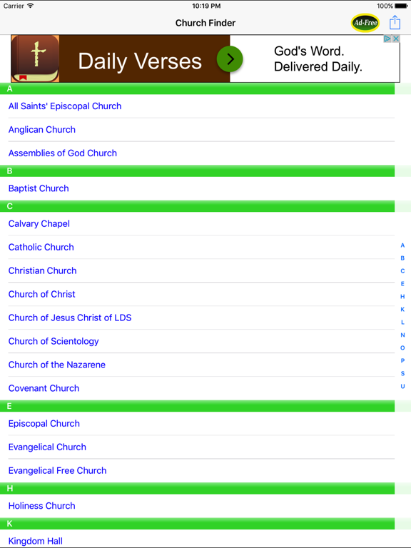 Screenshot #4 pour Church Finder: Find & Locate Nearby Churches