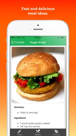 Game screenshot Fit Meals - healthy recipes and diet ingredients apk