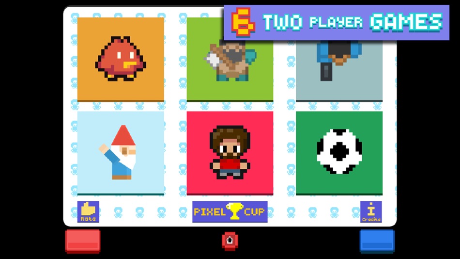 #1. 2 Player Pixel Games Pro (iOS) 由: Jochem Bergman